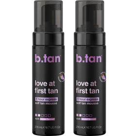 B.TAN Violet Self Tanner Mousse Bundle front view