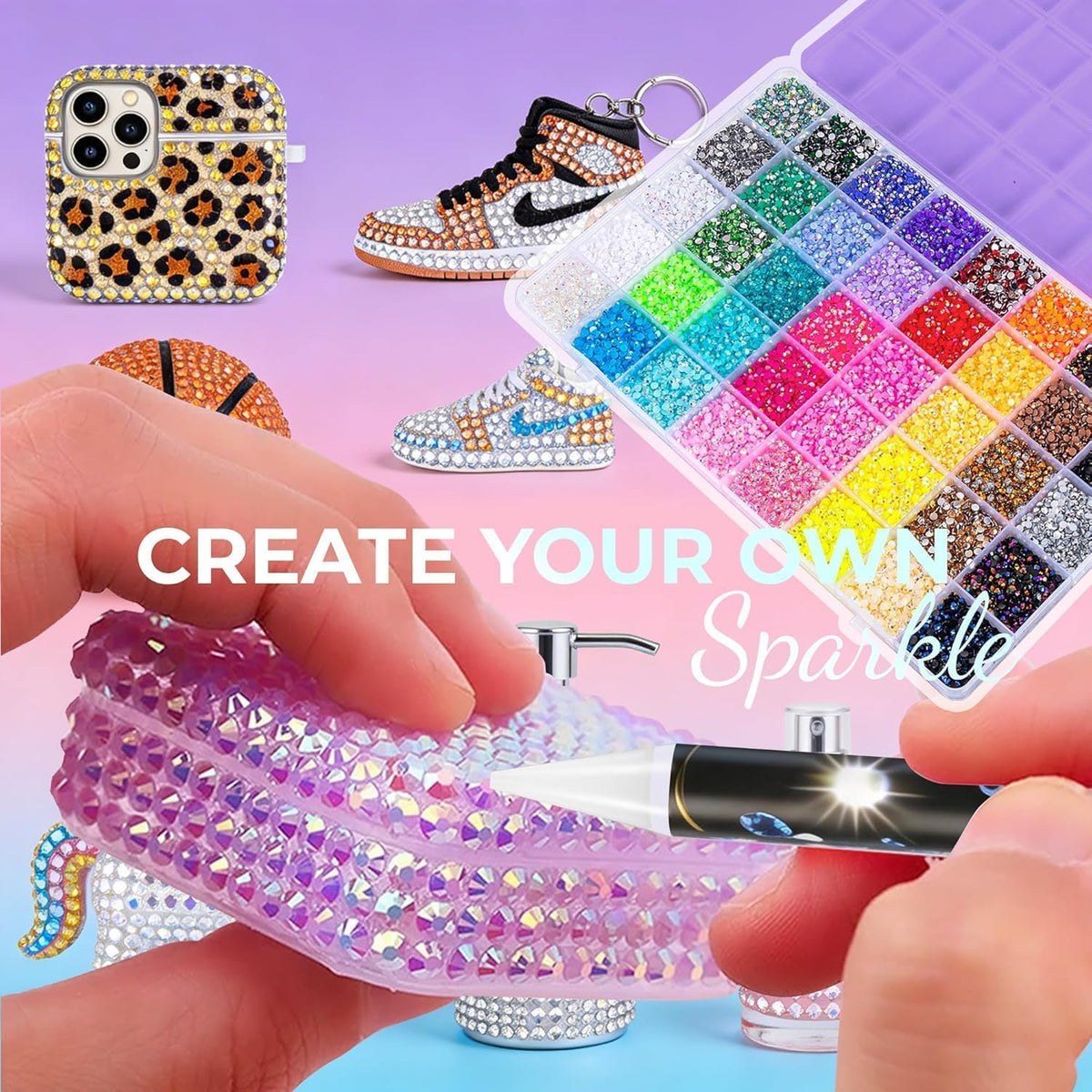 B7000 clear glue tubes included in the bedazzling kit