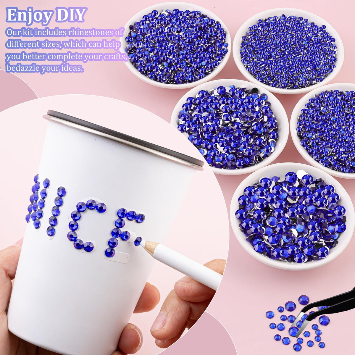 B7000 clear glue tubes included with rhinestones