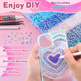 B7000 glue included in TINKRSTUFF rhinestone kit