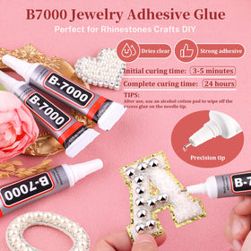 B7000 glue included with TINKRSTUFF flatback pearls