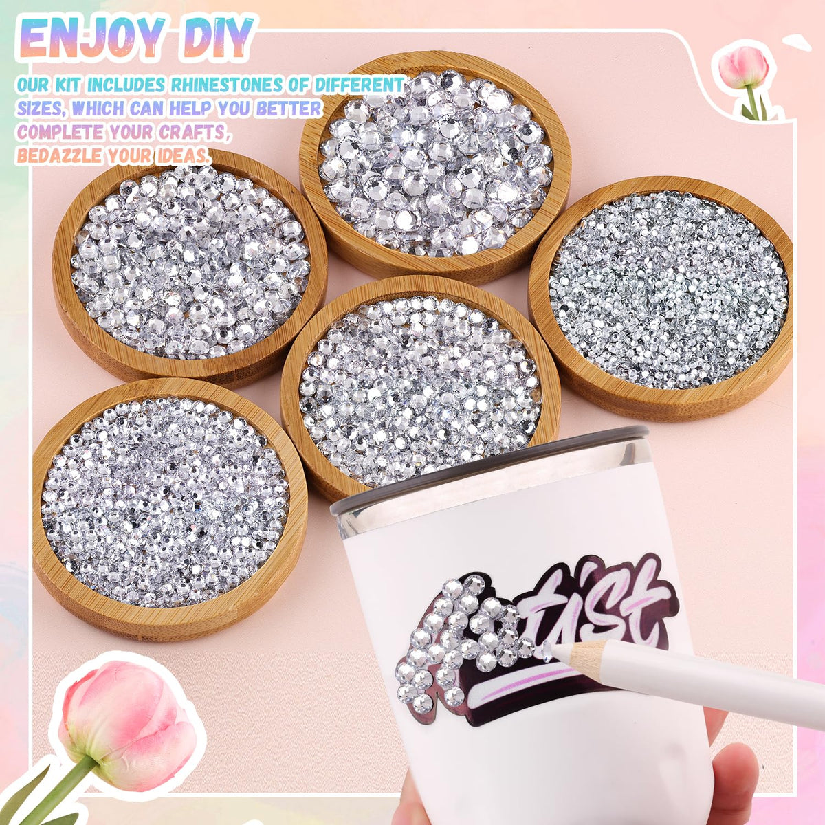 B7000 glue tubes included in BELLEBOOST rhinestones kit