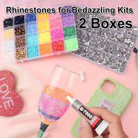 B7000 glue tubes included in the rhinestones kit
