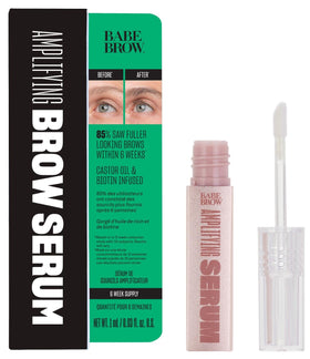 Babe Original Amplifying Brow Serum front view with applicator