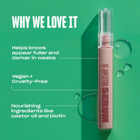 Babe Original Amplifying Brow Serum wand close-up