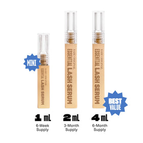 Babe Original Essential Lash Serum 1mL on a vanity