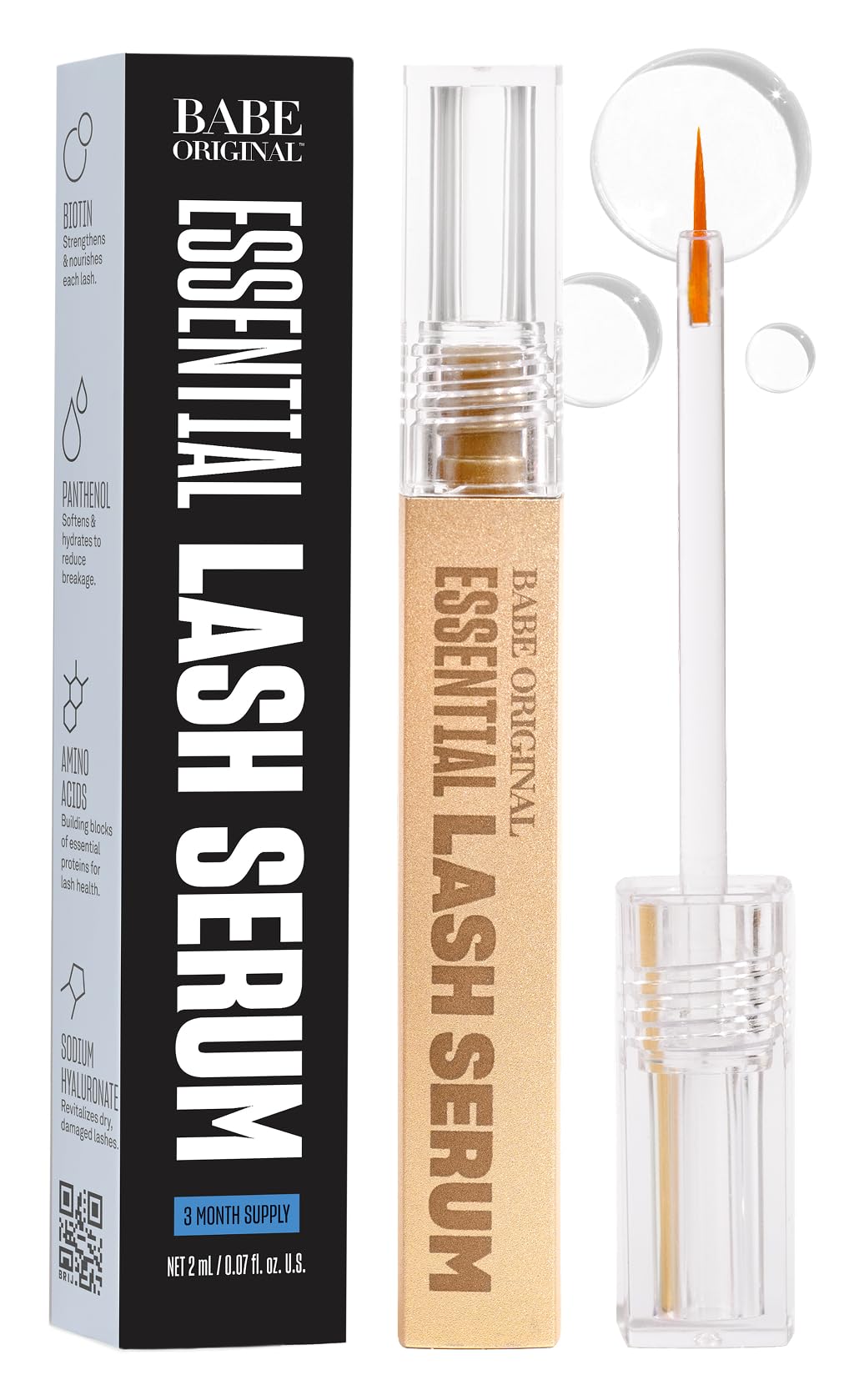 Babe Original Essential Lash Serum 2mL front view