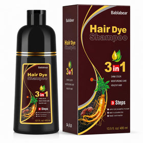 Bablabear Brown Hair Dye Shampoo 599g front view