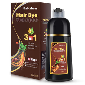 Bablabear Chestnut Brown Hair Color Shampoo 500ML front view