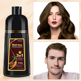 Bablabear Chestnut Brown Hair Color Shampoo 500ML side view