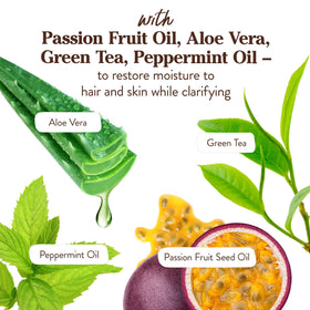 Babo Botanicals Citrus Mint Shampoo in a lifestyle setting