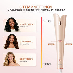BABONIR Automatic Curling Iron close-up of barrel