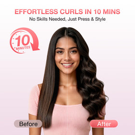 BABONIR Automatic Curling Iron side view showing rotating barrel