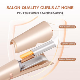 BABONIR Automatic Curling Iron with included hair clips