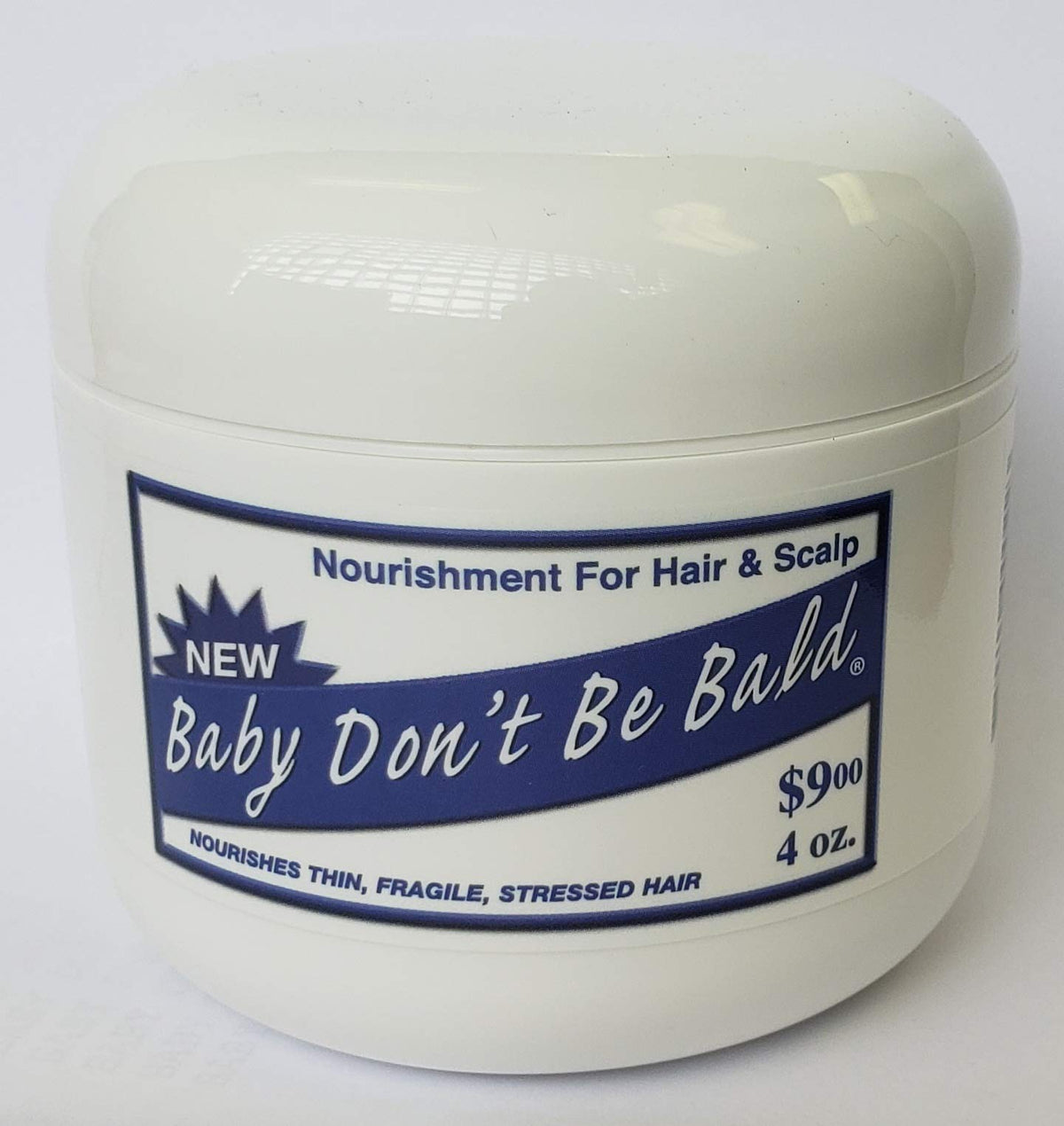 Baby Don't Bald Hair and Scalp Nourishment 4 Oz front view