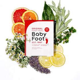 Baby Foot Original Exfoliation Foot Peel application process