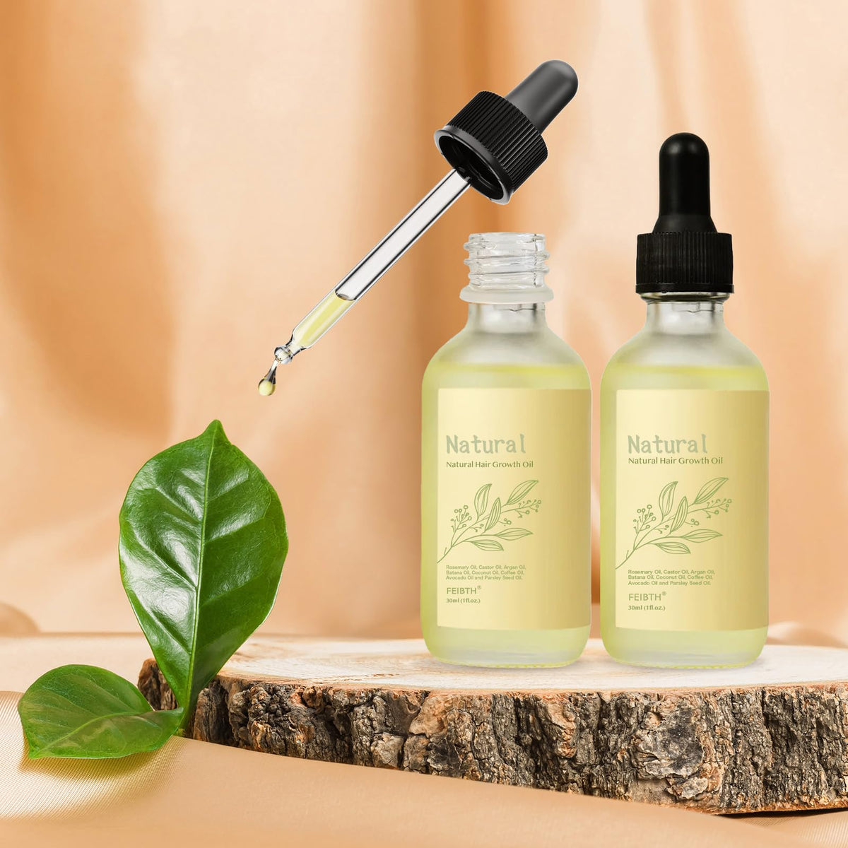 BabyFaceDiary Natural Hair Growth Oil 2 fl oz Rosemary packaging