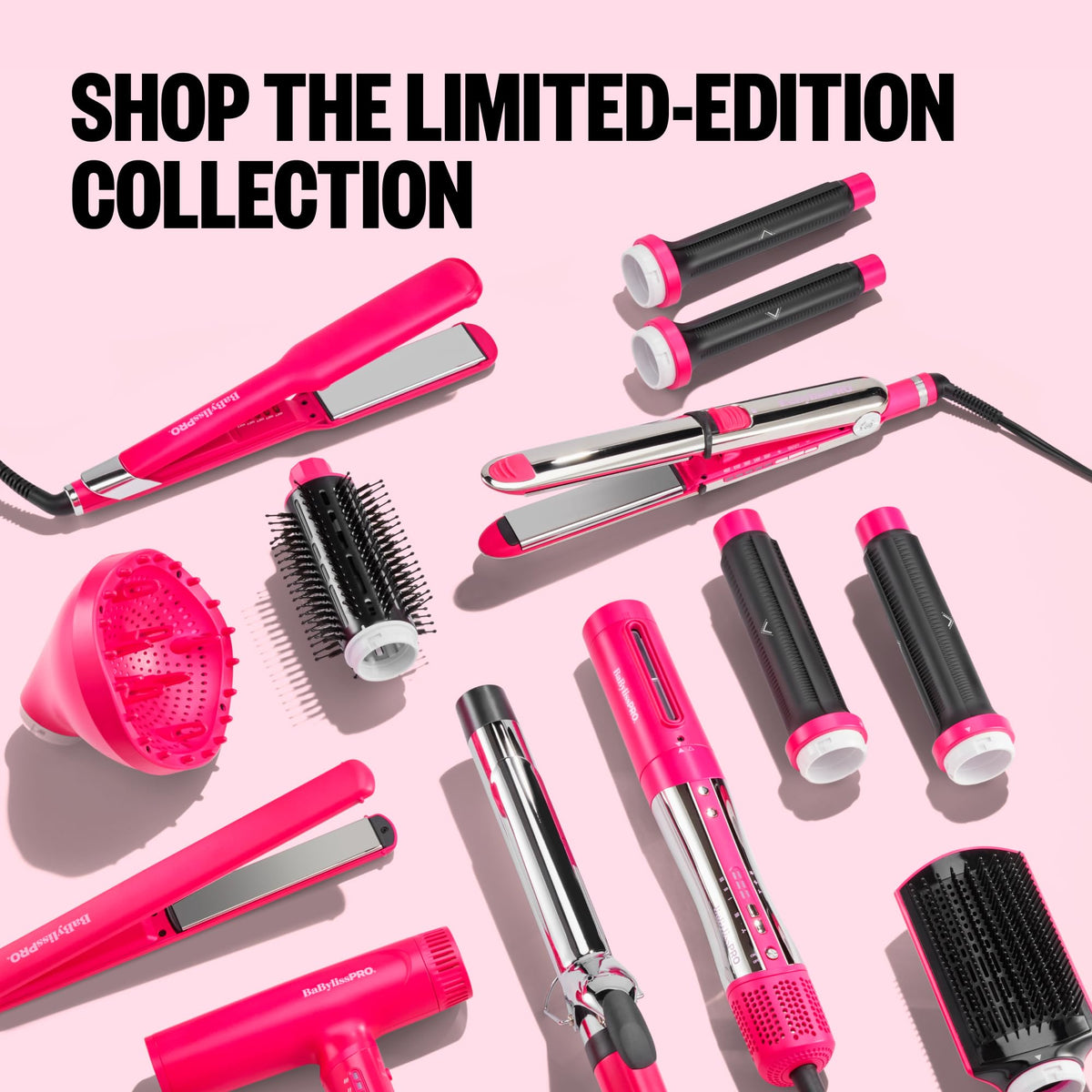 BaBylissPRO curling iron packaging and accessories
