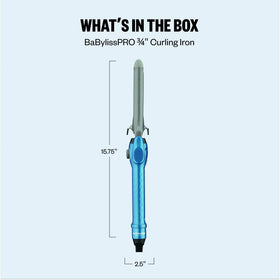 BaBylissPRO Curling Iron with Turbo Heat Button