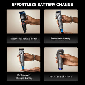 BaBylissPRO FXONE LO-PROFX Clipper with guards