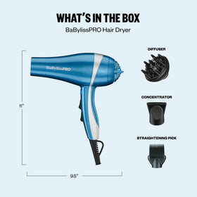 BaBylissPRO Hair Dryer with power cord displayed