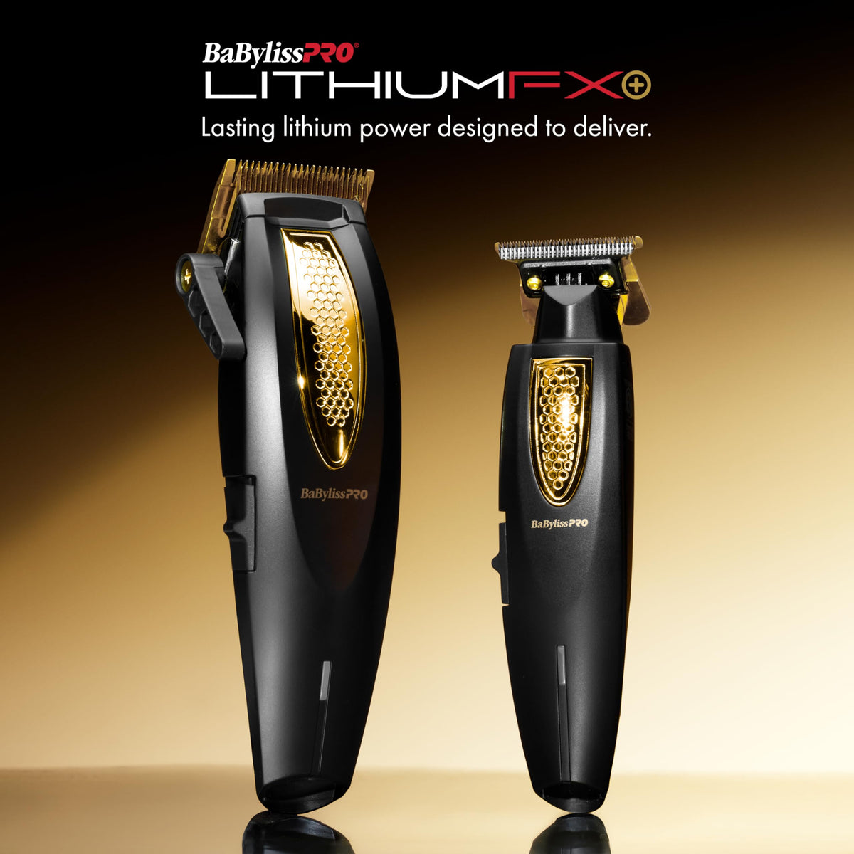 BaBylissPRO LithiumFX+ Hair Trimmer in use for precise grooming