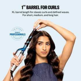 BaBylissPRO Nano Titanium Curling Iron with extended barrel
