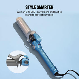 BaBylissPRO Nano Titanium Curling Iron with tangle-free cord