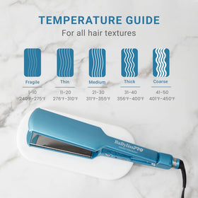 BaBylissPRO Nano Titanium Flat Iron 2-Inch in lifestyle setting