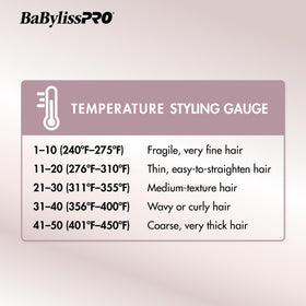 BaBylissPRO Nano Titanium Flat Iron with extended plates