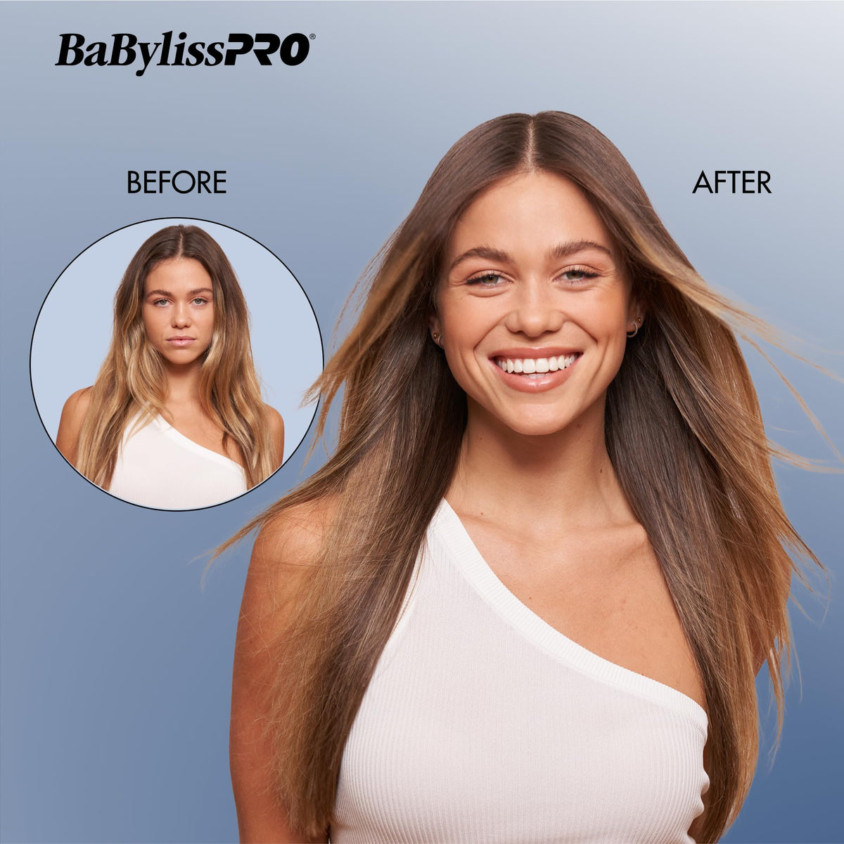 BaBylissPRO Nano Titanium Ultra-Thin Flat Iron with extra-long plates