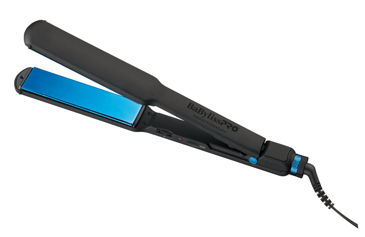 BaBylissPRO Nano Titanium Ultra-Thin Hair Straightener front view