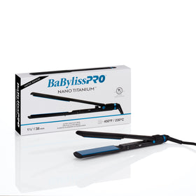 BaBylissPRO Nano Titanium Ultra-Thin Hair Straightener with extra-long plates