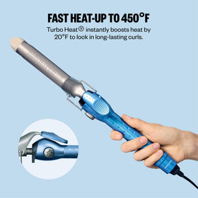 BaBylissPRO Spring Curling Iron 1 inch close-up of barrel