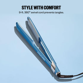 BaBylissPRO Ultra Sleek Flat Iron 1.5 inch close-up of plates