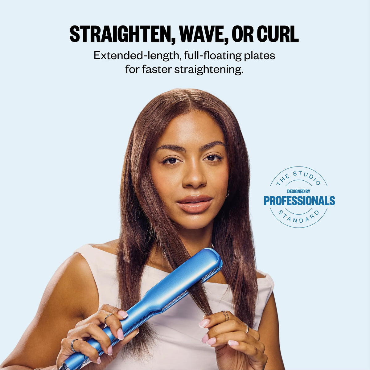BaBylissPRO Ultra Sleek Flat Iron 1.5 inch side view
