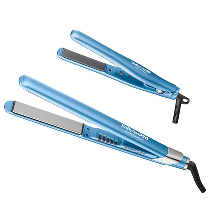 BaBylissPRO Ultra-Sleek Flat Iron Duo full-size 1" and mini 3/4" straighteners