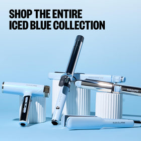 BaBylissPRO Ultra Sleek Flat Iron Iced Blue with 9-ft swivel cord