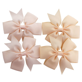 Babymatch 3inch hair bow with alligator clip in hand