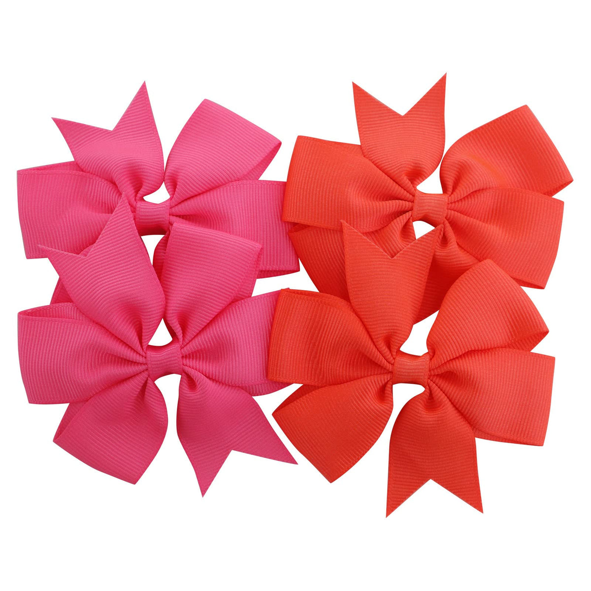 Babymatch grosgrain ribbon hair bows on display
