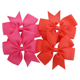 Babymatch grosgrain ribbon hair bows on display