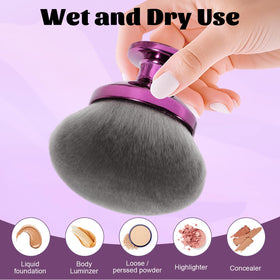 BABYSHEEP Blend & Blur brush with self-tanner application
