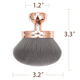 BABYSHEEP body makeup brush showing the 3.2-inch round head