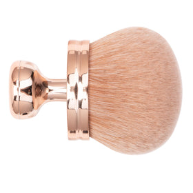 BABYSHEEP Extra Large Body Makeup Brush front view with rose gold handle