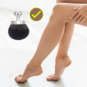 BABYSHEEP Extra Large Body Makeup Brush in use applying self tanner