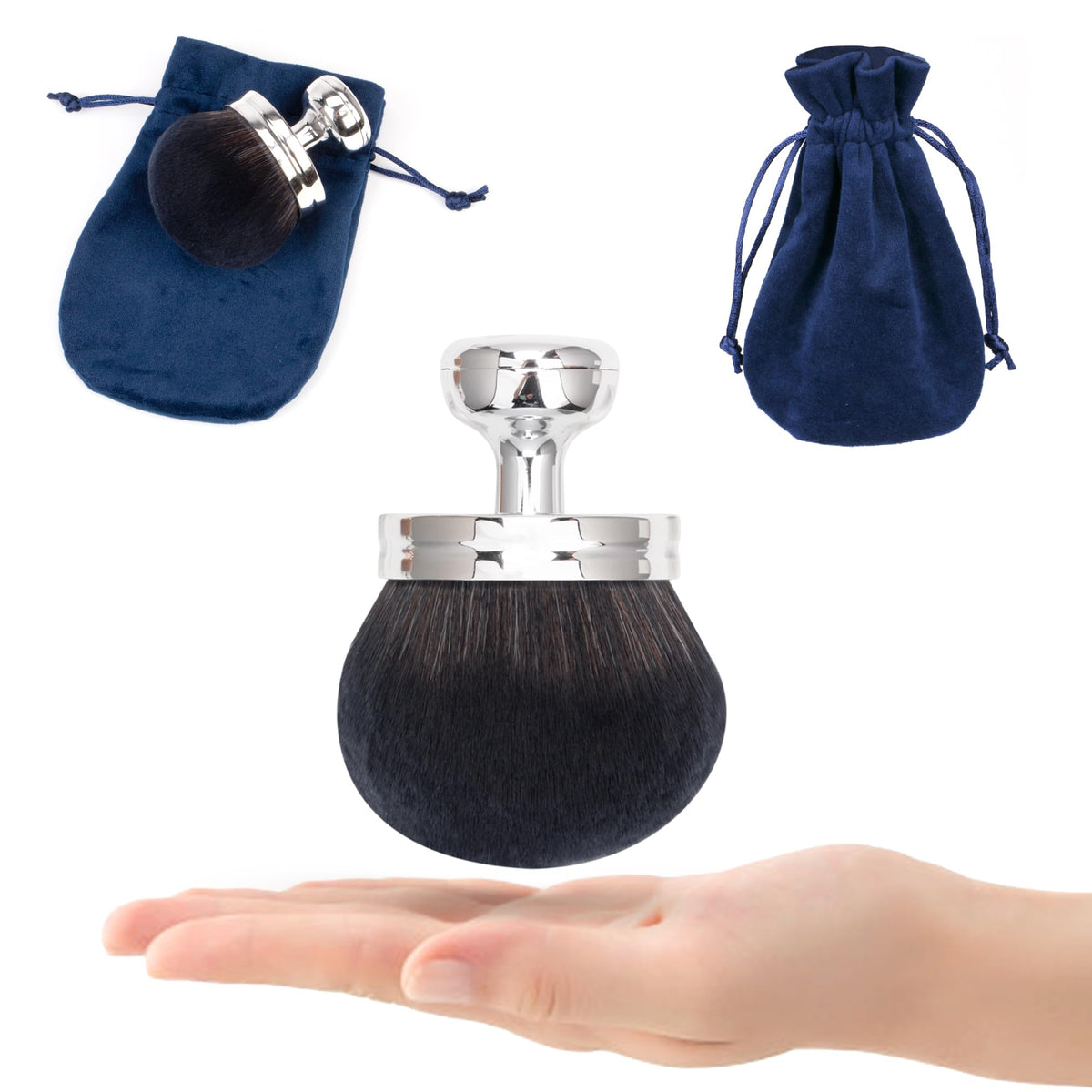 BABYSHEEP Extra Large Body Makeup Brush on a vanity