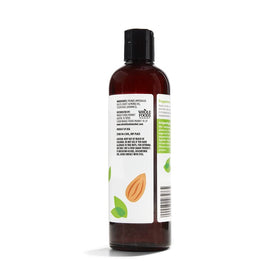 Back view of 365 Sweet Almond Oil bottle