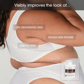 Back view of Advanced Clinicals Coconut Oil Body Cream packaging