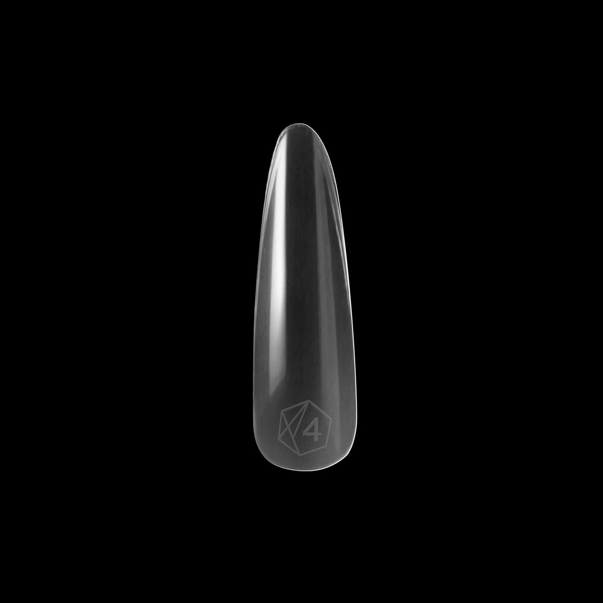 Back view of APRÉS Gel-X Almond Nail Tips Box