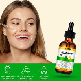 Back view of ATOANY Vitamin E Oil packaging